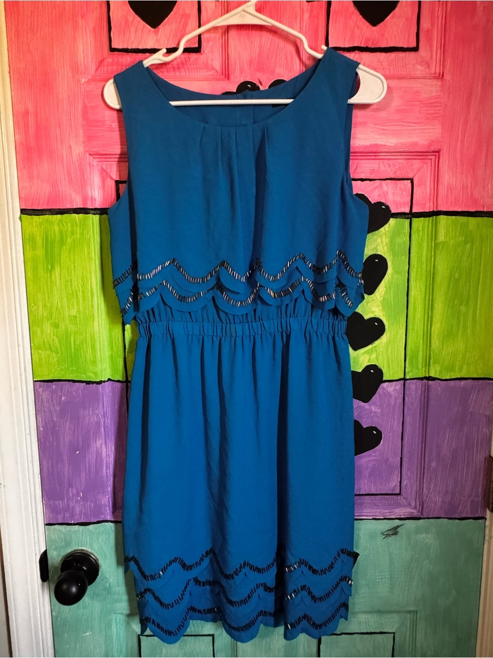 Gianni Bini Teal-Blue Dress